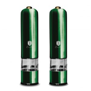 Berlingerhaus Pfefferschleifer und Salz Elektrische Set 2 PCs Emerald Kollektion BH-9112