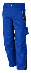 Pracovné nohavice Qualitex 'PRO' v kukurične modrej/čiernej farbe, veľkosť: 48 - nohavice do pása MG 245 g - pracovné nohavice PROfessionals