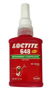 LOCTITE Fügekleber Loctite 648, 50ml Flasche High Strength Retaining Compound