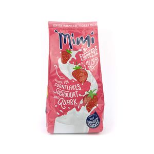 Mimi Milchmix Erdbeere Getränkepulver, 2 x 400g in warmer kalter Milch löslich