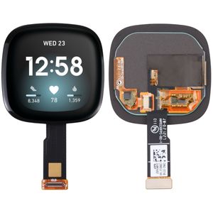 Pro Fitbit Versa 3 Black Dotykový displej LCD Kompletní jednotka Dotykový panel