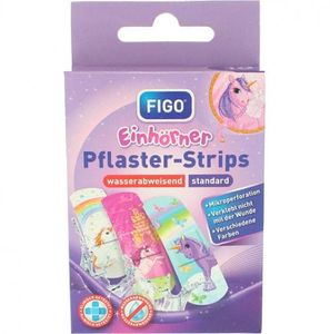 FIGO Kinder Pflaster Strips Einhörner, 10 Stück 1 Pack