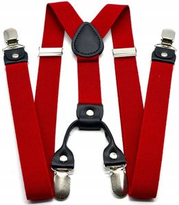 Starke rote elastische Hosenträger für Männer