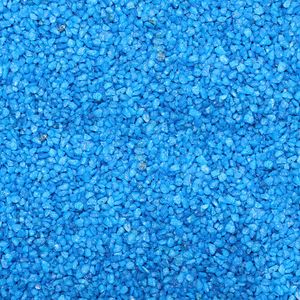 1kg Dekogranulat Granulat Streudeko Farbgranulat Dekosteine Farbkies ca. 0,7L 2-3mm, Farbe:blau