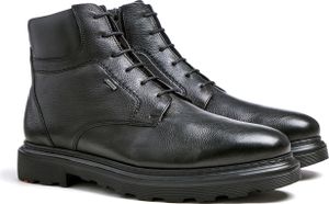 Schnür-Stiefeletten für Herren in unifarben