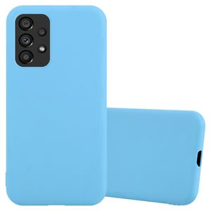 Cadorabo Case for Samsung Galaxy A53 5G Protective Cover in Blue Pouzdro na mobilní telefon TPU Silicone Case Cover