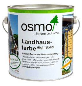 Osmo Landhausfarbe High Solid aus natürlichen Ölen in weiss 2500ml