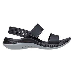 CROCS LiteRide 360 Sandále pre ženy, 39-40 EU, W9, Sandále, Papuče, Black/Light Grey, Black, 206711-02G