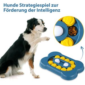 LIKING® Strategiespiel für kleine bis große Hunde zur Förderung der Intelligenz, Level 1, blau