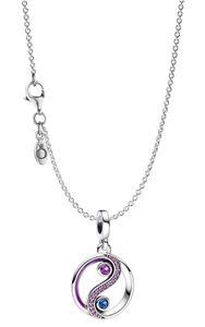 Pandora 41759 Damen-Halskette 925 Silber Balance Yin & Yang Silber