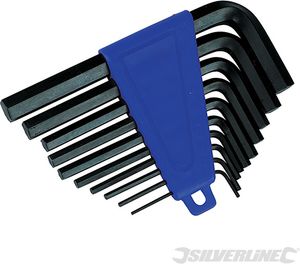 Silverline Innensechskantschlüssel, 10-tlg. Satz