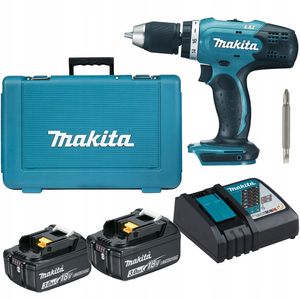 Makita DDF453RFE - Vrtačka/šroubovák - akumulátorová - 2 rychlosti - vrtací sklíčidlo 13 mm - 42 N-m