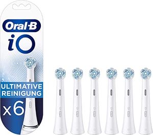 Oral-B EB iO Ultimate Cleaning 6ks - Pripojiteľná kefka - biela