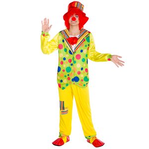 Herrenkostüm Clown Pipetto - M