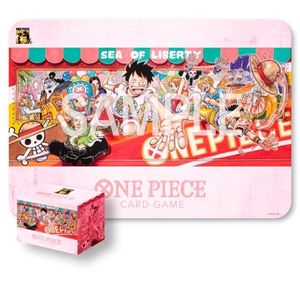 One Piece Kartenspiel - Spielmatte und Kartenetui -25th Edition- - DE