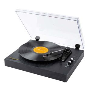 Schallplatten LP Plattenspieler Retro-Plattenspieler Eingebaute Lautsprecher Vintage Grammophon 3-Gang BT5 AUX-In Line-Out Cinch-Ausgang
