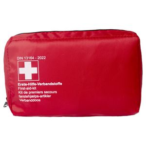 KFZ-Verbandtasche Rot nach DIN 13164:2022