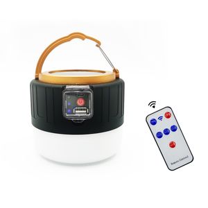 LED solární kempingové světlo s USB černé, iPRO, 3 W, neutrální bílá