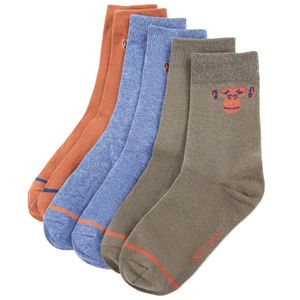 Leap Kindersocken 5 Paar mit Affen-Aufdruck EU 26-29 Bekleidung & Accessoires Bekleidung Kinderkleidung Kinder-Socken & Strumpfhosen Größe 26-29 0 0 0 0