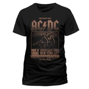 AC/DC - "Madison Sq Garden" T-Shirt für Herren/Damen Uni BN4588 (M) (Schwarz)