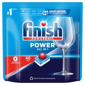 Finish, Power All in 1 Tabletki do zmywarki, 40 sztuk