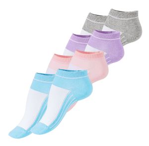 Cotton Prime® Sneaker Socken 8 Paar, mit Rippsohle 35-38