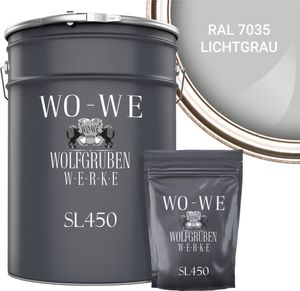 2K Poolfarbe Poolbeschichtung Schwimmbadfarbe SL450 Lichtgrau wie RAL 7035 - 5Kg