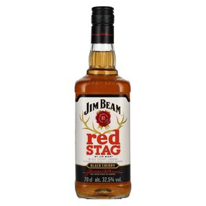 Jim Beam Red Stag Kirschlikör mit Bourbon Whiskey, 0,7l, alc. 32,5 Vol.-%