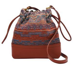 FOSSIL Umhängetasche Schultertasche Gigi Crossbody Fall Multi rot blau