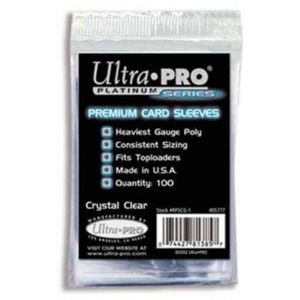 Ultra Pro - 100 Platinum Premium Soft Sleeves