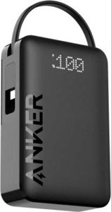 ANKER 20.000 mAh 335 Powerbank, 22,5W, Built-In USB-C Cable, black