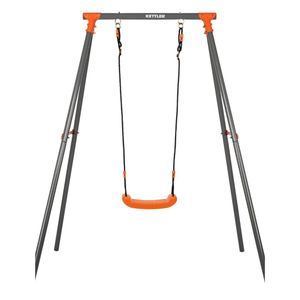 KETTLER Schaukel Single - für 3-8 Jahren, ergonomischer Sitz, Metallrahmen, Hammerschlaglackierung