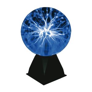 Plasmakugel 20cm Blau - Toller Retro Lichteffekt / Magische Blitze im Plasmaball