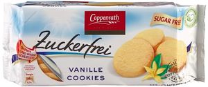 Coppenrath Zuckerfreies zartes Mürbegebäck Vanille Cookies 200g 7er Pack