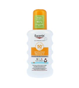 Eucerin Sensitive Protect Bräunungscreme SPF50+ Kids Sun Spray 200 ml