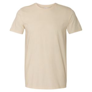 Gildan Soft-Style Herren T-Shirt, Kurzarm, Rundhalsausschnitt BC484 (L) (Natur)