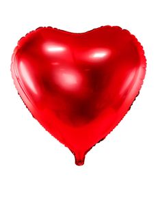 Herz-Luftballon Aluminium-Ballon Valentinstag-Deko rot 45cm