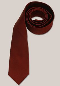 Seidensticker TIE Krawatte 7 cm schmale Form Seide Twill  Bordeaux