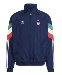 adidas Originals Italien Trainingsjacke Sweatshirt Blau Größe XL