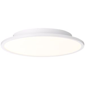 BRILLIANT weißes LED Panel Aufbaupaneel CERES |Ø 35cm | easyDim Deckenlampe mit warmweißem Licht | 20W 2200 Lumen 3000 Kelvin | Metall/Kunststoff