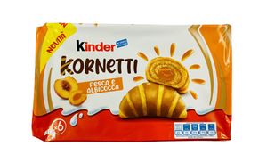 Ferrero | Kinder Kornetti 252g, Croissant, Pfirsich-Aprikose