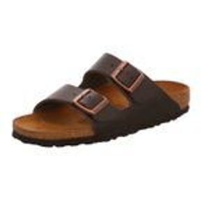 Birkenstock Arizona kožená hnedá tmavá