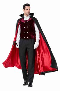 7-teiliges Super Deluxe Herren Kostüm Gothic Vampire - Gr. M/L