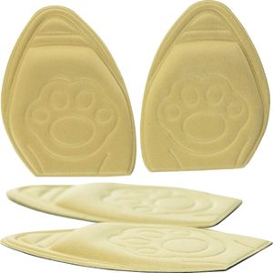 Vložky Do Bot Polštářky Do Prstů Pro Podpatky Látkové 11X7,5 Cm Béžový