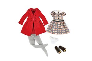 Käthe Kruse Englisches Rose Outfit Teenager-Puppenkleider-Set 5-teilig