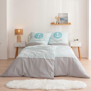 Anker Biber-Bettwäsche 80x80 + 135x200 cm · 4-teilig · LIEGEPLATZ - 100% Baumwolle Anker Biber-Bettwäsche 80x80 + 135x200 cm · 4-teilig · LIEGEPLATZ - 100% Baumwolle