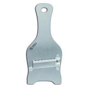 Ambrogio Sanelli - Trüffelhobel aus Edelstahl - gewellte Klinge mit 0,2 bis 3 mm Regler und 23 cm Griff