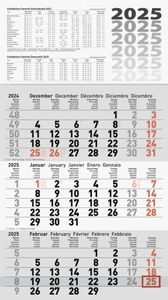 Glocken Wandkalender 5060114005 30x52cm 3M/1S
