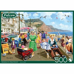 Falcon 11375 Sidmouth Seafront 500 Teile Puzzle
