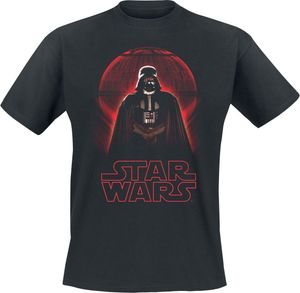 Star Wars T-Shirt Herren Rogue One - Darth Vader Death Star schwarz XXL